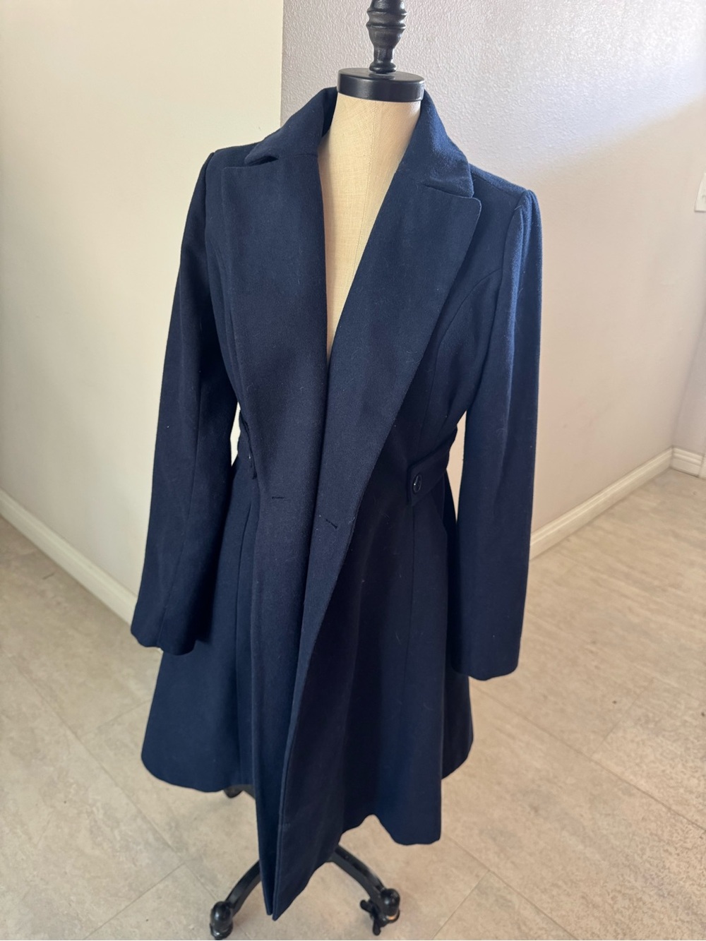 Outlander Claire navy 1940’s repro Long Coat